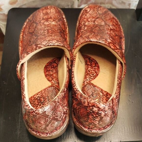 b.o.c Born O Concept Snakeskin Print Clogs *Free to Nurse in Need* Size 6 - Picture 10 of 11